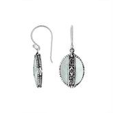 AE-6266-MOP Sterling Silver Earring With Mother Of Pearl Jewelry Bali Designs Inc